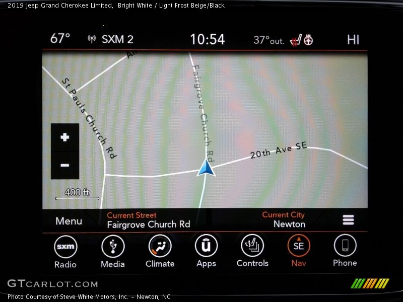 Bright White / Light Frost Beige/Black 2019 Jeep Grand Cherokee Limited