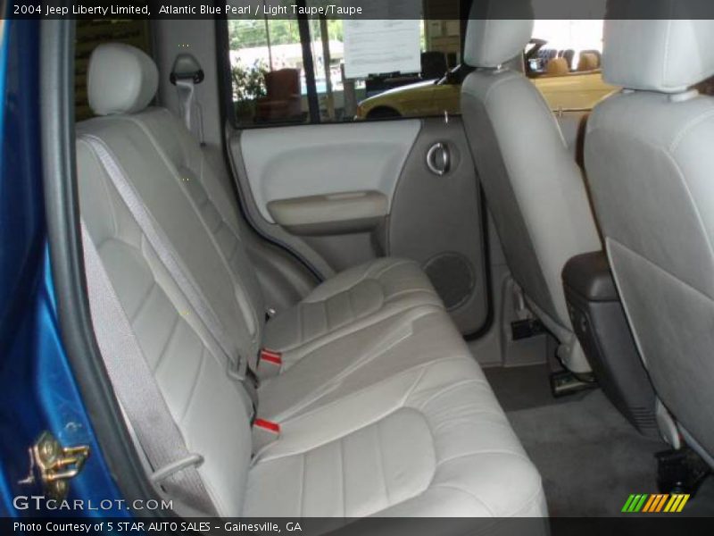 Atlantic Blue Pearl / Light Taupe/Taupe 2004 Jeep Liberty Limited