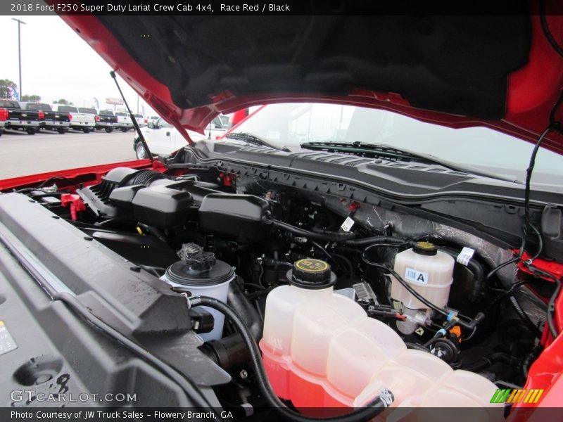 Race Red / Black 2018 Ford F250 Super Duty Lariat Crew Cab 4x4