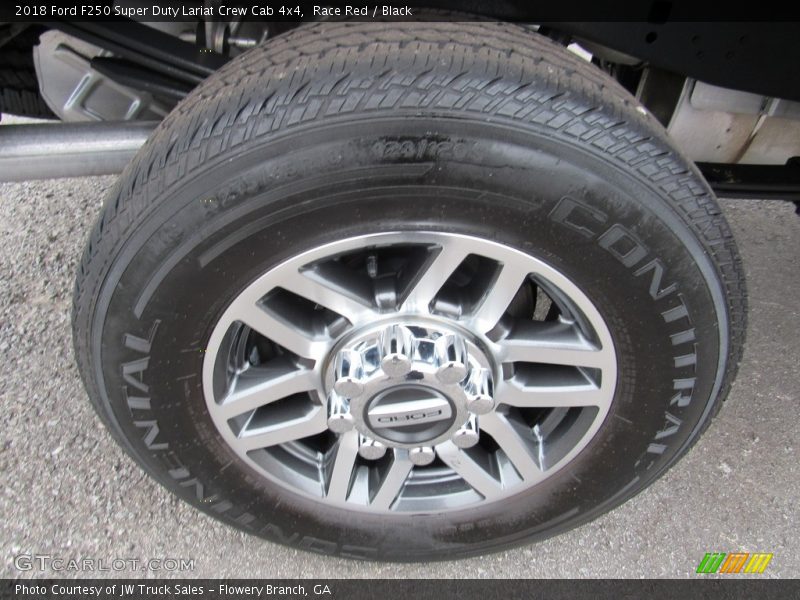 Race Red / Black 2018 Ford F250 Super Duty Lariat Crew Cab 4x4