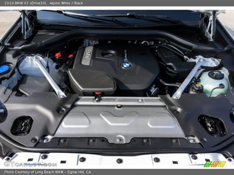 Alpine White / Black 2019 BMW X3 sDrive30i