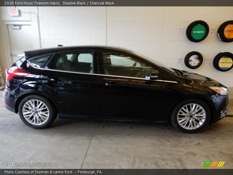 Shadow Black / Charcoal Black 2018 Ford Focus Titanium Hatch
