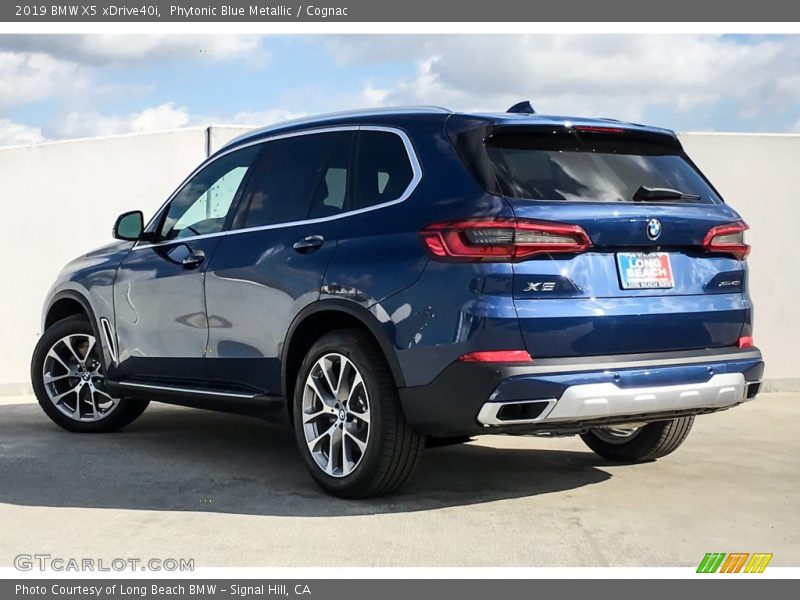 Phytonic Blue Metallic / Cognac 2019 BMW X5 xDrive40i