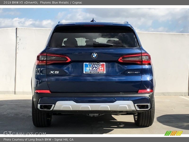 Phytonic Blue Metallic / Cognac 2019 BMW X5 xDrive40i