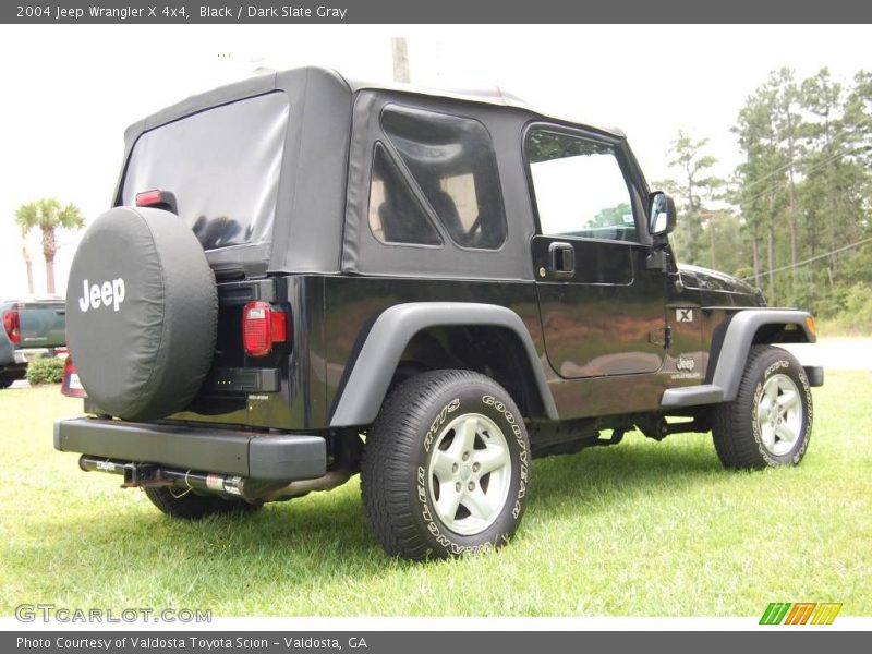 Black / Dark Slate Gray 2004 Jeep Wrangler X 4x4