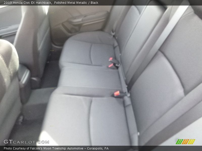 Polished Metal Metallic / Black 2019 Honda Civic EX Hatchback