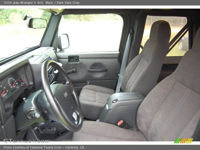 Black / Dark Slate Gray 2004 Jeep Wrangler X 4x4