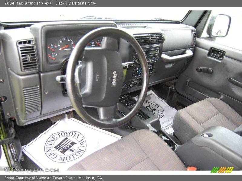 Black / Dark Slate Gray 2004 Jeep Wrangler X 4x4