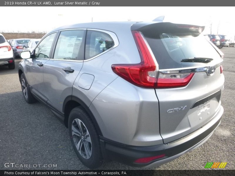 Lunar Silver Metallic / Gray 2019 Honda CR-V LX AWD