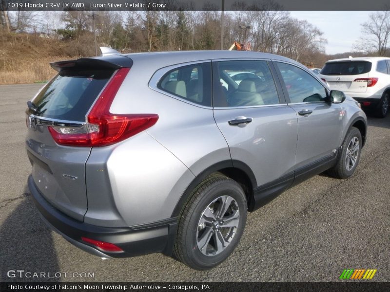 Lunar Silver Metallic / Gray 2019 Honda CR-V LX AWD