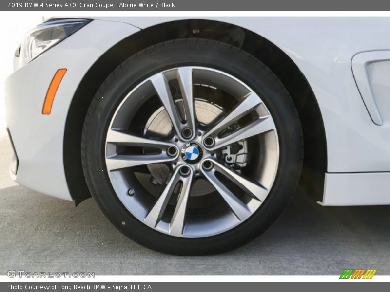 Alpine White / Black 2019 BMW 4 Series 430i Gran Coupe