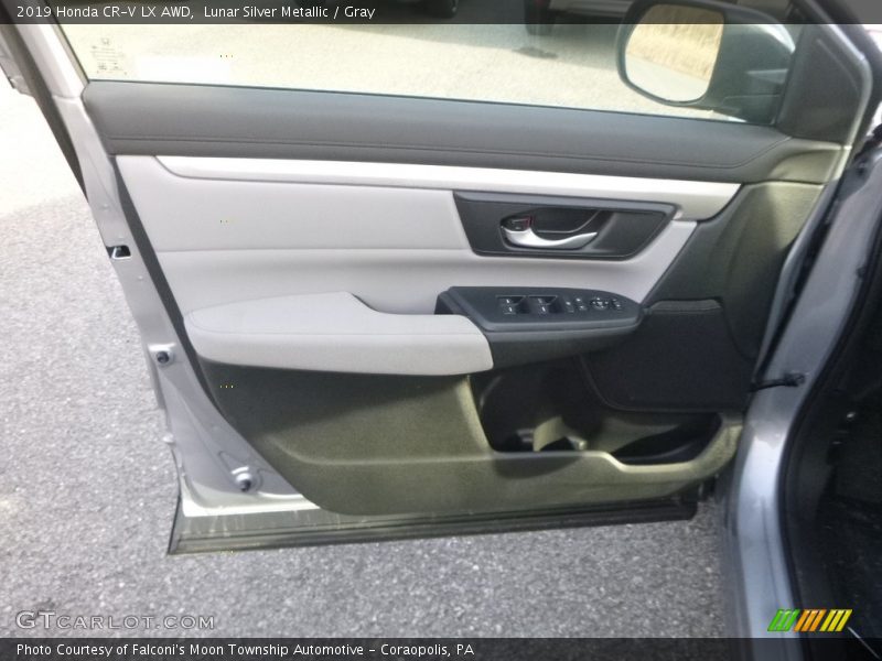 Lunar Silver Metallic / Gray 2019 Honda CR-V LX AWD