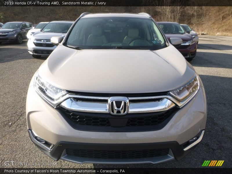 Sandstorm Metallic / Ivory 2019 Honda CR-V Touring AWD