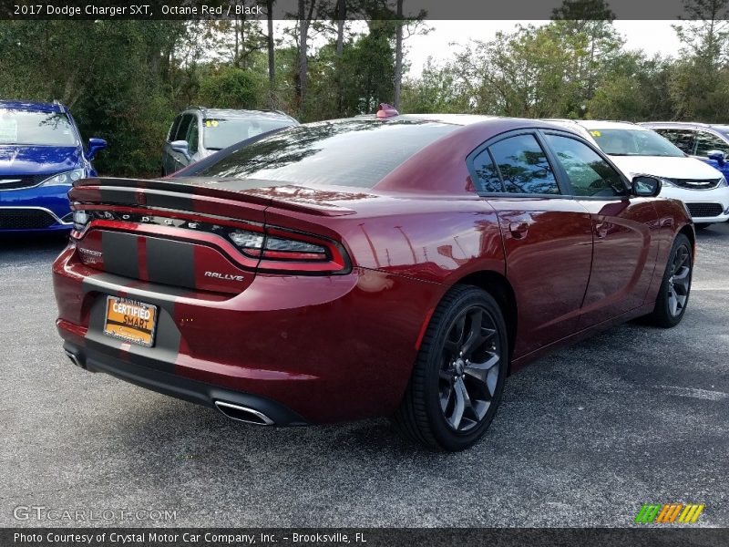 Octane Red / Black 2017 Dodge Charger SXT