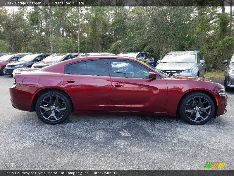Octane Red / Black 2017 Dodge Charger SXT