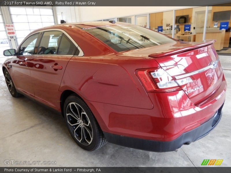 Ruby Red / Mayan Gray 2017 Ford Taurus SHO AWD
