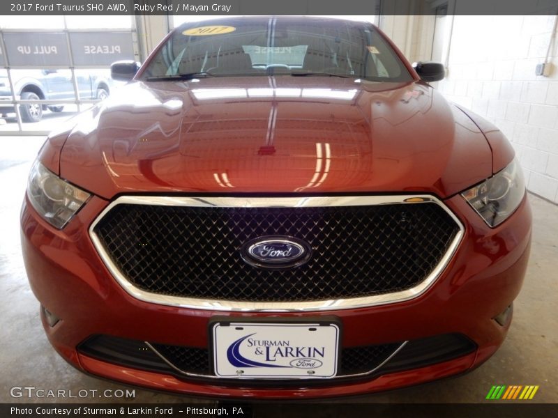 Ruby Red / Mayan Gray 2017 Ford Taurus SHO AWD