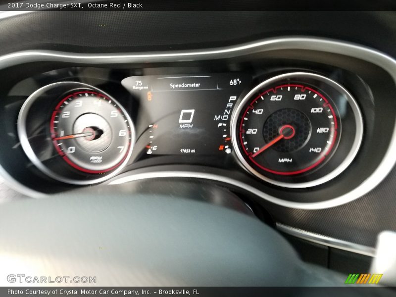 Octane Red / Black 2017 Dodge Charger SXT