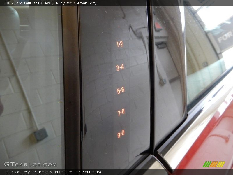 Ruby Red / Mayan Gray 2017 Ford Taurus SHO AWD
