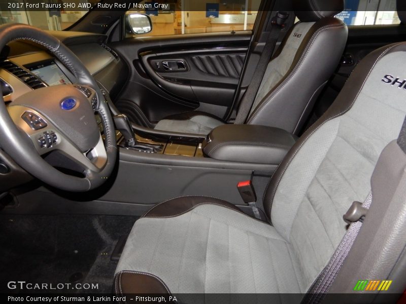Front Seat of 2017 Taurus SHO AWD