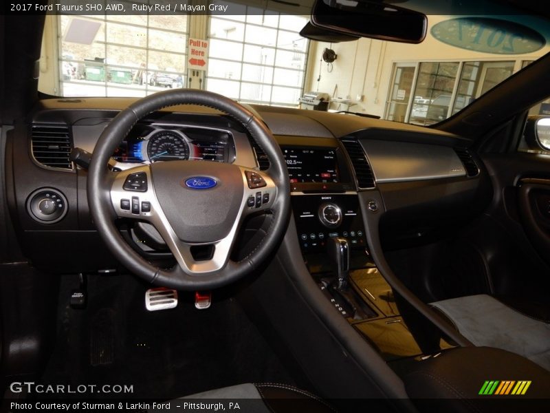 Ruby Red / Mayan Gray 2017 Ford Taurus SHO AWD