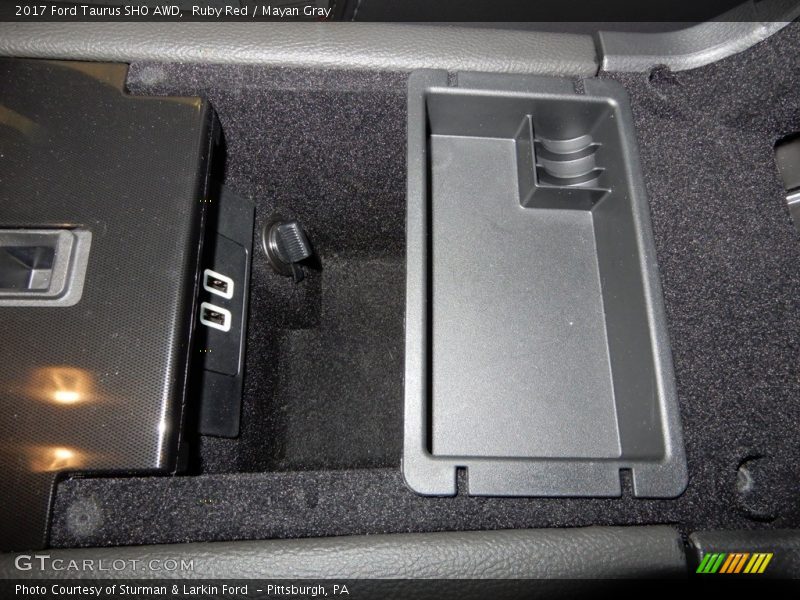 Ruby Red / Mayan Gray 2017 Ford Taurus SHO AWD