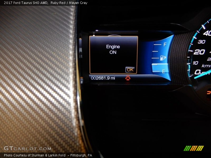 Ruby Red / Mayan Gray 2017 Ford Taurus SHO AWD