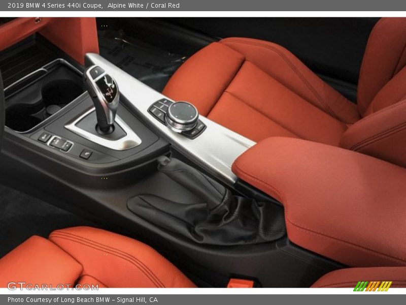 Alpine White / Coral Red 2019 BMW 4 Series 440i Coupe
