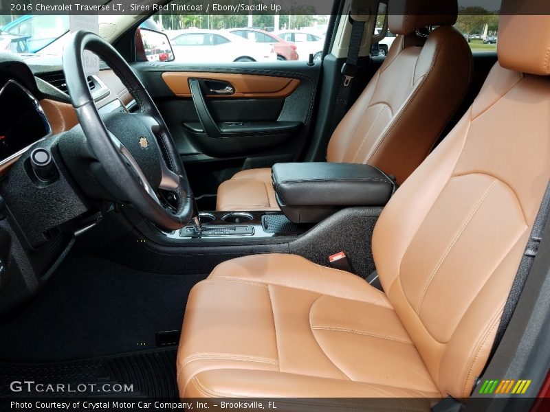 Siren Red Tintcoat / Ebony/Saddle Up 2016 Chevrolet Traverse LT