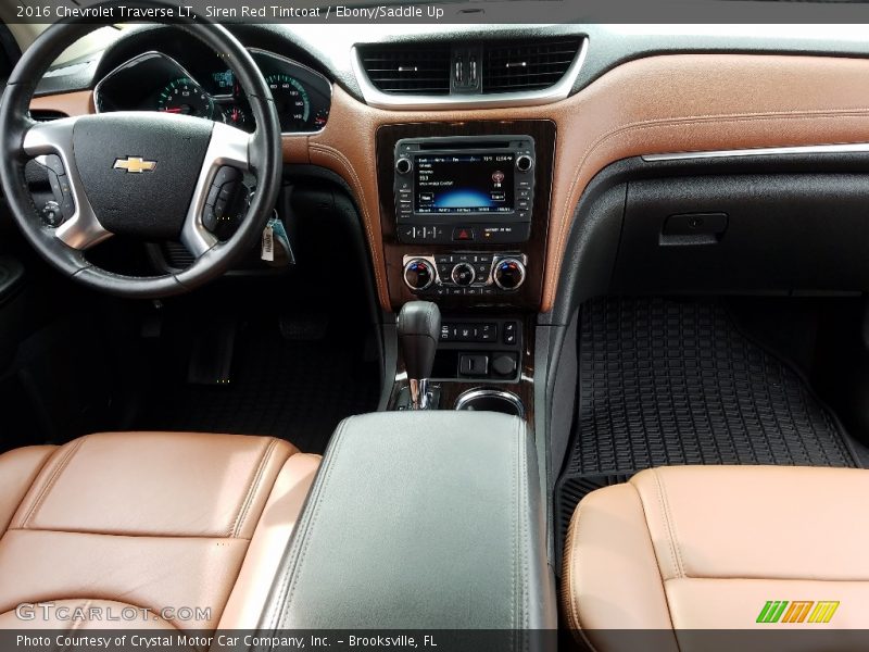 Siren Red Tintcoat / Ebony/Saddle Up 2016 Chevrolet Traverse LT