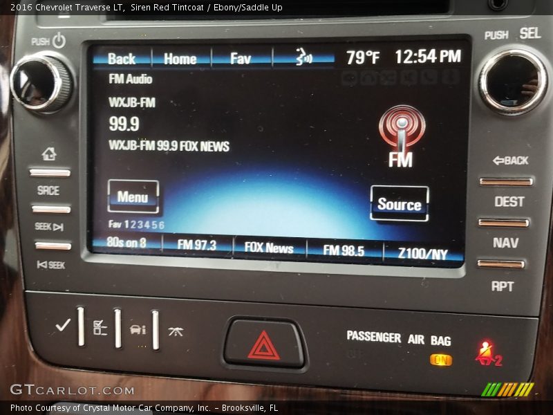 Siren Red Tintcoat / Ebony/Saddle Up 2016 Chevrolet Traverse LT