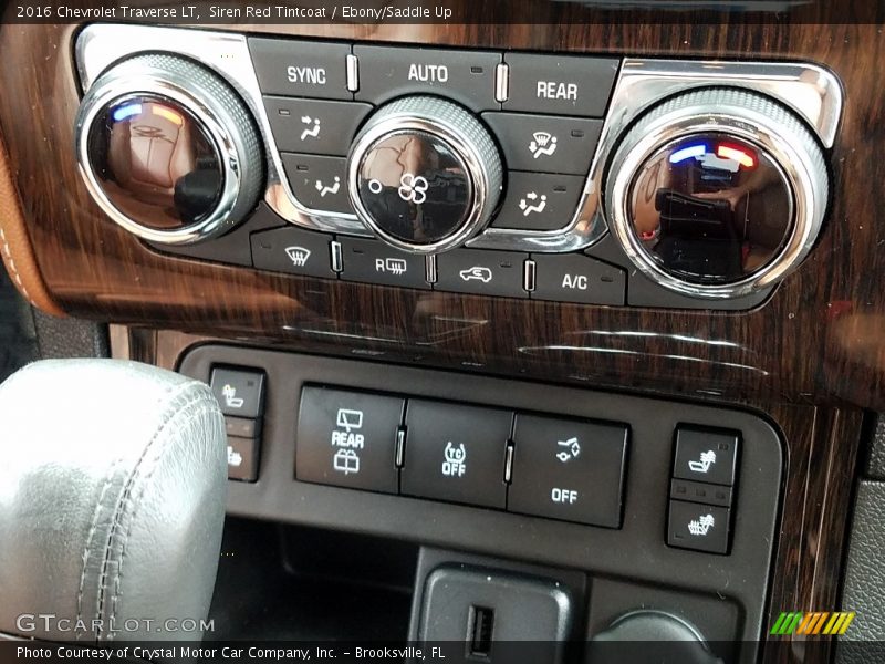 Siren Red Tintcoat / Ebony/Saddle Up 2016 Chevrolet Traverse LT