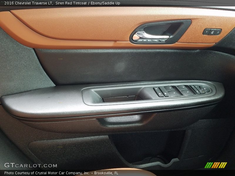 Siren Red Tintcoat / Ebony/Saddle Up 2016 Chevrolet Traverse LT