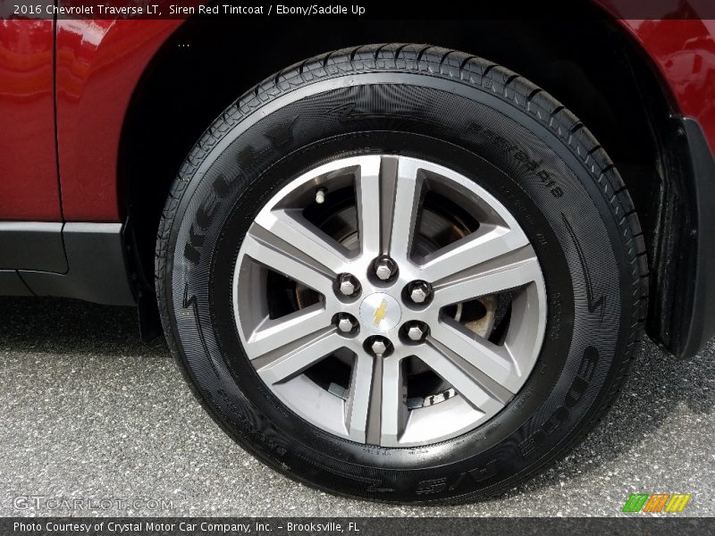 Siren Red Tintcoat / Ebony/Saddle Up 2016 Chevrolet Traverse LT