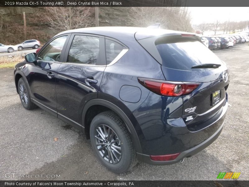 Deep Crystal Blue Mica / Black 2019 Mazda CX-5 Touring AWD