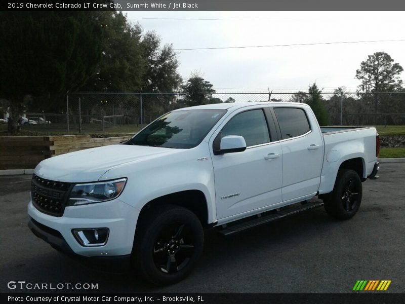 Summit White / Jet Black 2019 Chevrolet Colorado LT Crew Cab