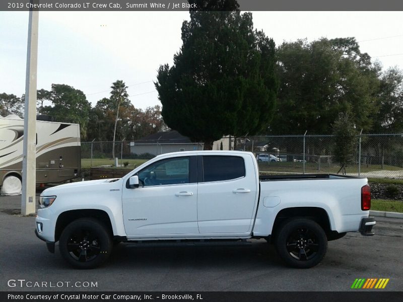 Summit White / Jet Black 2019 Chevrolet Colorado LT Crew Cab