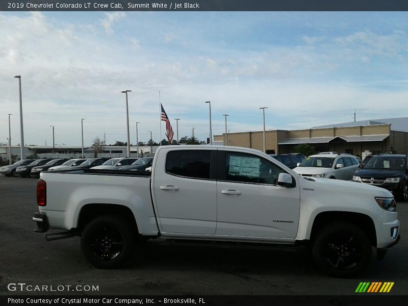 Summit White / Jet Black 2019 Chevrolet Colorado LT Crew Cab