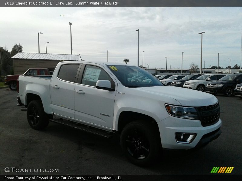 Summit White / Jet Black 2019 Chevrolet Colorado LT Crew Cab