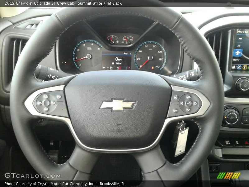Summit White / Jet Black 2019 Chevrolet Colorado LT Crew Cab