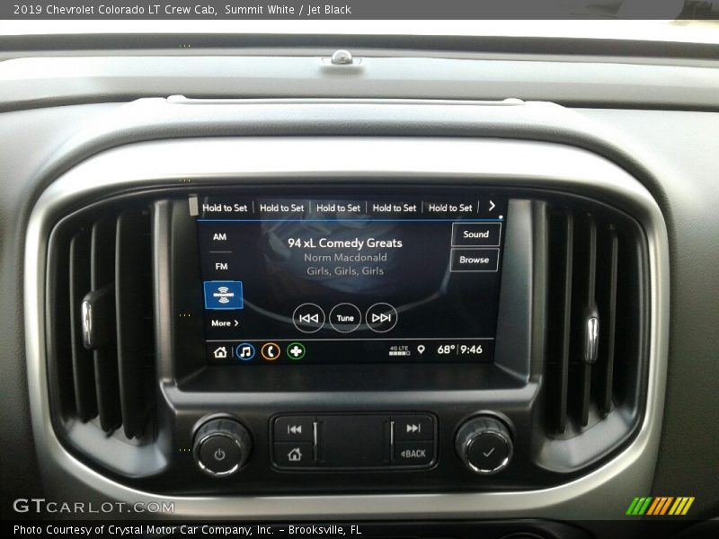 Summit White / Jet Black 2019 Chevrolet Colorado LT Crew Cab