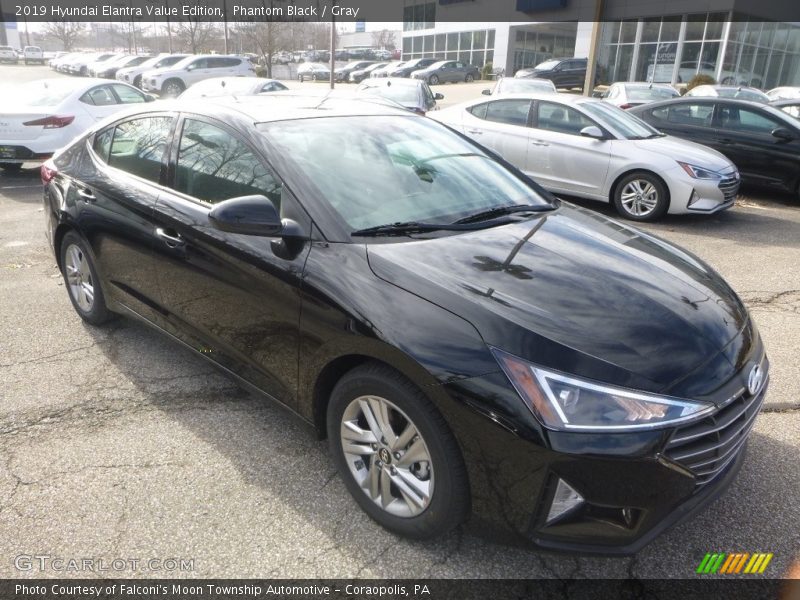 Phantom Black / Gray 2019 Hyundai Elantra Value Edition