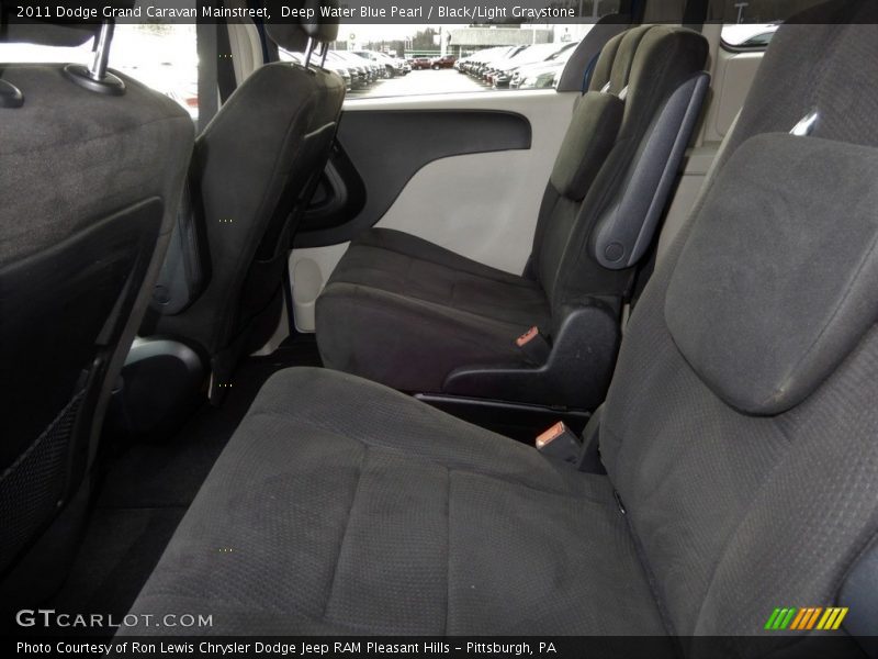 Deep Water Blue Pearl / Black/Light Graystone 2011 Dodge Grand Caravan Mainstreet