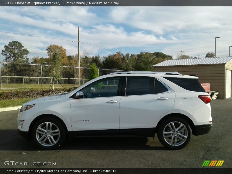 Summit White / Medium Ash Gray 2019 Chevrolet Equinox Premier