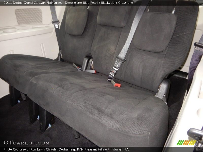 Deep Water Blue Pearl / Black/Light Graystone 2011 Dodge Grand Caravan Mainstreet