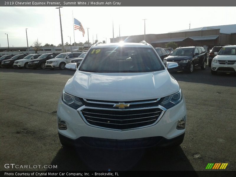 Summit White / Medium Ash Gray 2019 Chevrolet Equinox Premier