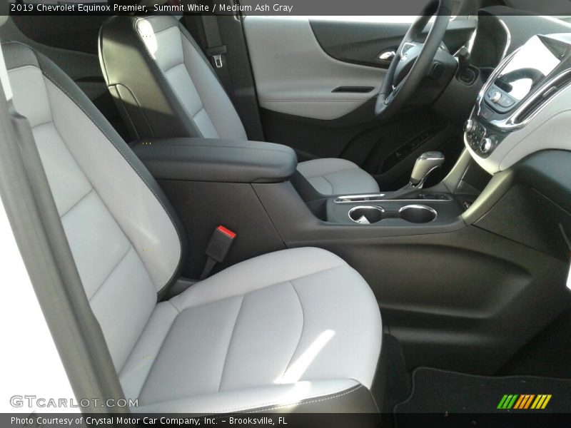 Summit White / Medium Ash Gray 2019 Chevrolet Equinox Premier