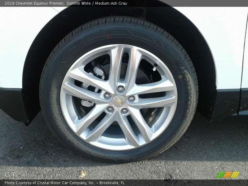 Summit White / Medium Ash Gray 2019 Chevrolet Equinox Premier