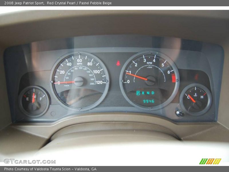 Red Crystal Pearl / Pastel Pebble Beige 2008 Jeep Patriot Sport