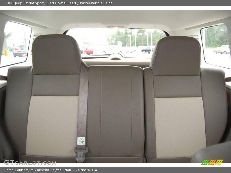 Red Crystal Pearl / Pastel Pebble Beige 2008 Jeep Patriot Sport